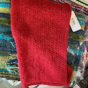 100% Baby Alpaca Infinity Scarves Red